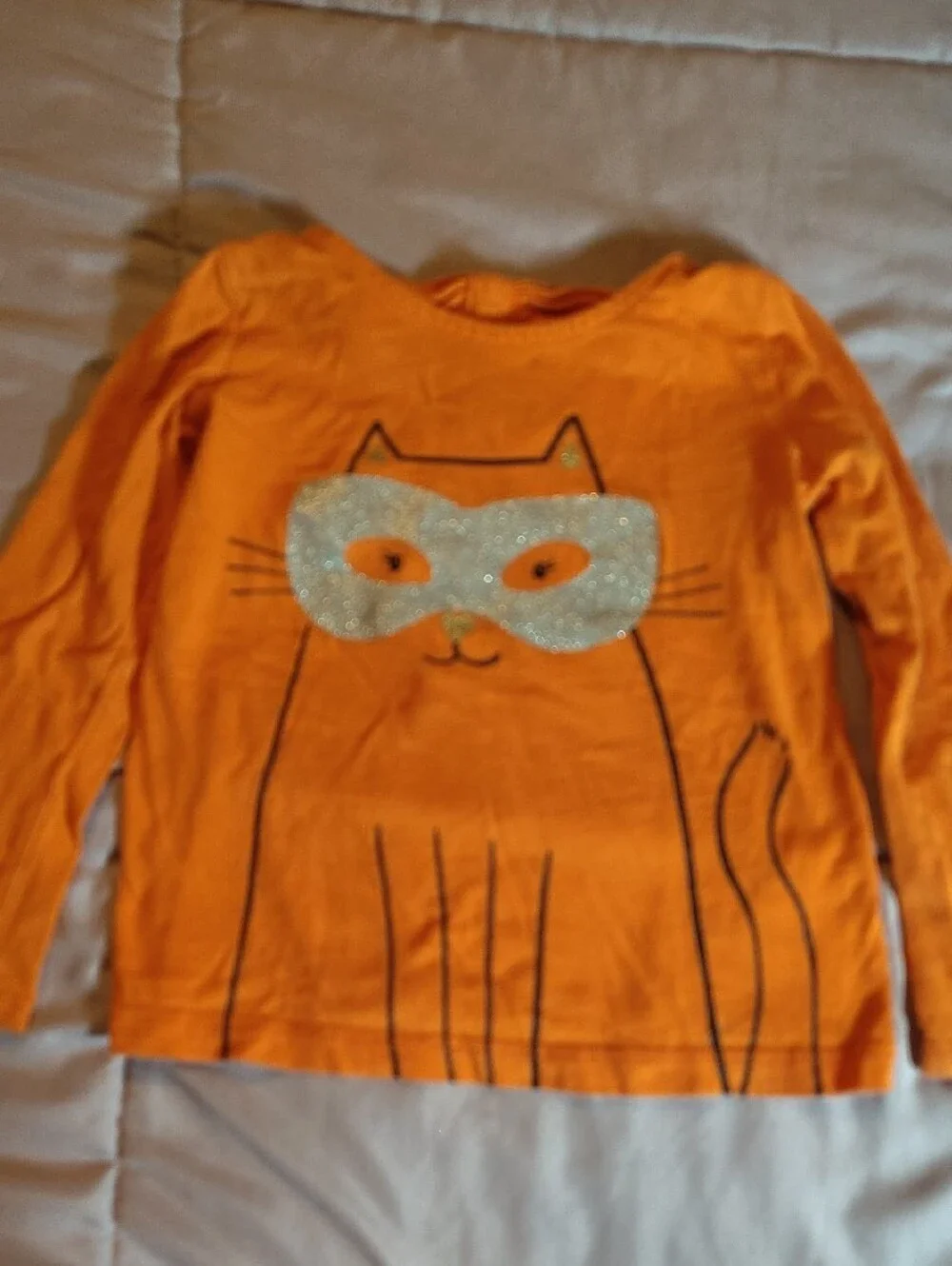 Lot Of 4 Long-Sleeve Tee's- Disney, Carter's, Cat & Jack & Old Navy